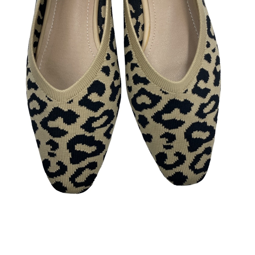 Leopard Print Stretchy Flats - image 5